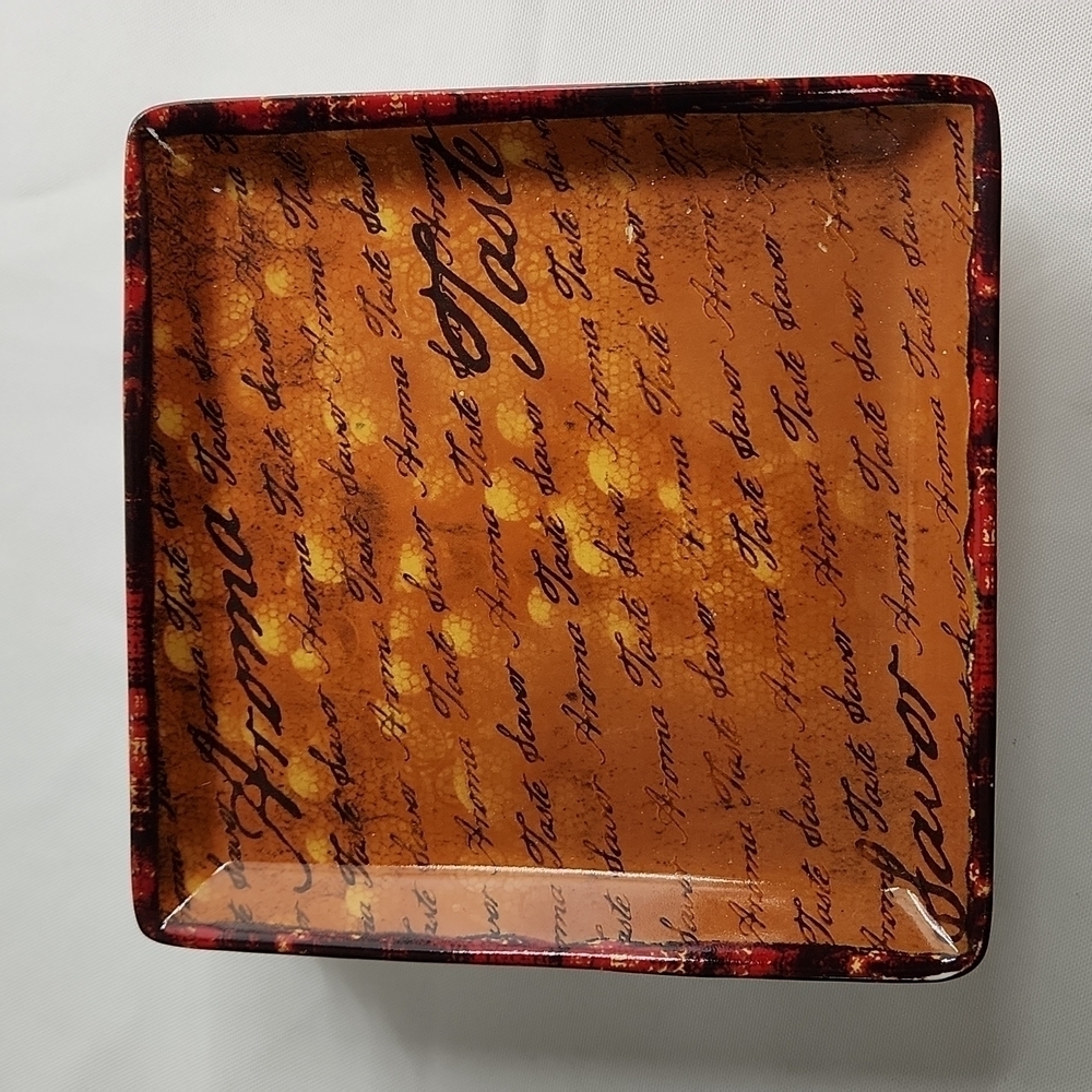 Tastefully Simple Bread Dipping Oil Plates